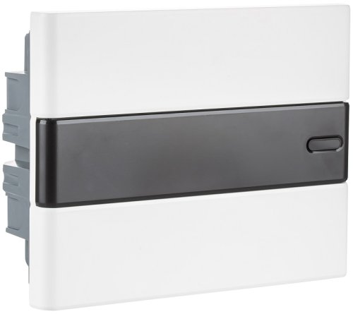 Бокс пластиковый ЭРА Trend ЩРВ-П-12 12 мод. (304х233х104мм) IP40 черная дверца картинка 